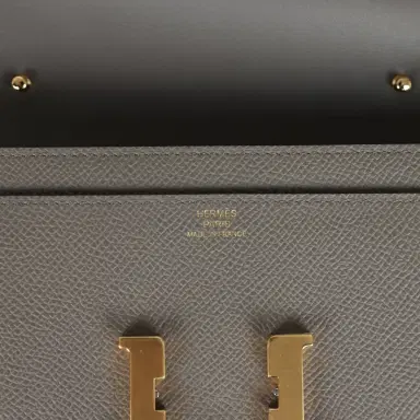 HERMÈS Hermes Constance Wallet To Go Etain Epsom Gold Hardware | Thumbnail 7 HERMÈS Hermes Constance Wallet To Go Etain Epsom Gold Hardware | Thumbnail 7