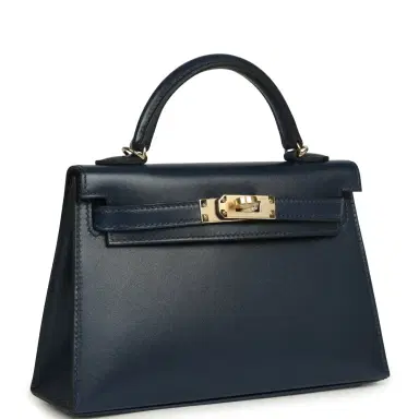 HERMÈS Hermes Kelly Sellier 20 Bleu Abysse Box Permabrass Hardware | Thumbnail 2 HERMÈS Hermes Kelly Sellier 20 Bleu Abysse Box Permabrass Hardware | Thumbnail 2