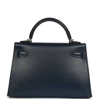 HERMÈS Hermes Kelly Sellier 20 Bleu Abysse Box Permabrass Hardware | Thumbnail 4 HERMÈS Hermes Kelly Sellier 20 Bleu Abysse Box Permabrass Hardware | Thumbnail 4