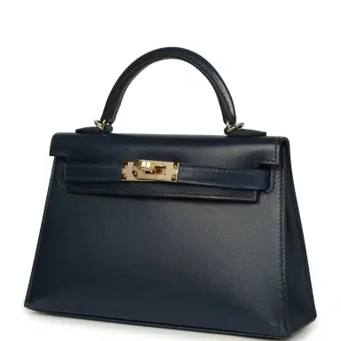 HERMÈS Hermes Kelly Sellier 20 Bleu Abysse Box Permabrass Hardware | Thumbnail 5 HERMÈS Hermes Kelly Sellier 20 Bleu Abysse Box Permabrass Hardware | Thumbnail 5