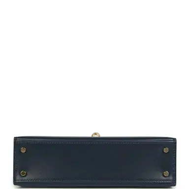 HERMÈS Hermes Kelly Sellier 20 Bleu Abysse Box Permabrass Hardware | Thumbnail 6 HERMÈS Hermes Kelly Sellier 20 Bleu Abysse Box Permabrass Hardware | Thumbnail 6