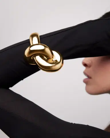 Jennifer Fisher Knot Cuff | Thumbnail 1 Jennifer Fisher Knot Cuff | Thumbnail 1