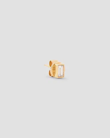 Jennifer Fisher Baguette Diamond Stud Earring in 18K Yellow Gold | Thumbnail 2 Jennifer Fisher Baguette Diamond Stud Earring in 18K Yellow Gold | Thumbnail 2
