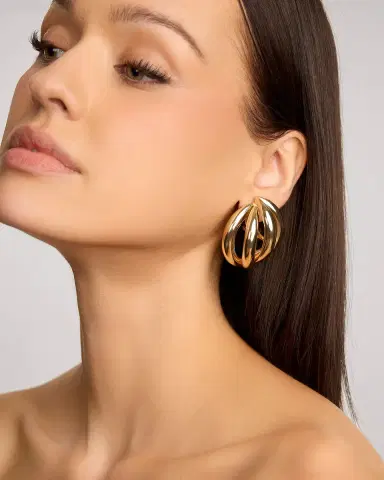 Jennifer Fisher Abstract Line Earring | Thumbnail 1 Jennifer Fisher Abstract Line Earring | Thumbnail 1
