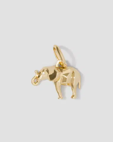 Jennifer Fisher Edgy Elephant in 18K Yellow Gold | Thumbnail 2 Jennifer Fisher Edgy Elephant in 18K Yellow Gold | Thumbnail 2
