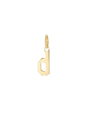Jennifer Fisher Lower Case Gothic Letter Charm in 14K | Thumbnail 1 Jennifer Fisher Lower Case Gothic Letter Charm in 14K | Thumbnail 1