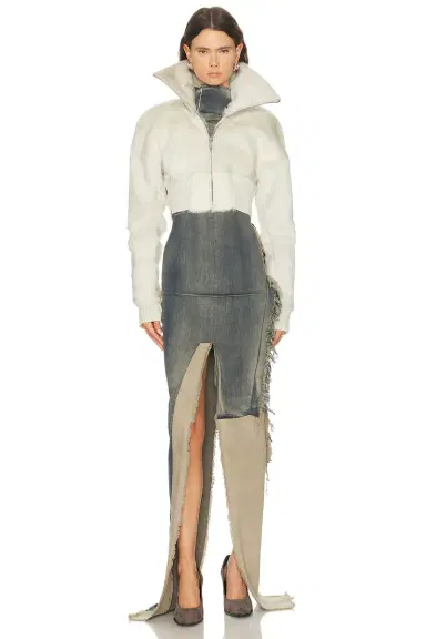 Rick Owens Dracucollar Cropped Jacket | Thumbnail 4 Rick Owens Dracucollar Cropped Jacket | Thumbnail 4