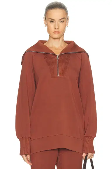 Varley Xina Half Zip Longline Sweater | Thumbnail 1 Varley Xina Half Zip Longline Sweater | Thumbnail 1