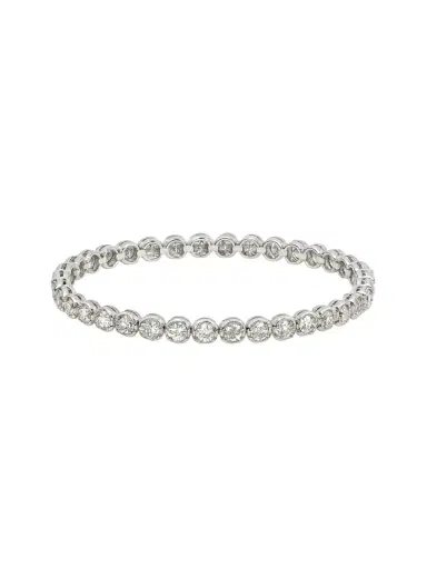 Wish Fine Jewelry 5.00ct Diamond 14K Gold Illusion Tennis Bracelet | Thumbnail 1 Wish Fine Jewelry 5.00ct Diamond 14K Gold Illusion Tennis Bracelet | Thumbnail 1