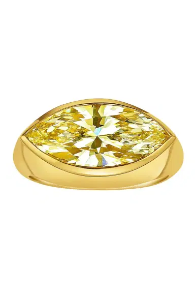 RARE COLORS BY NAMDAR Yellow Diamond Bezel Ring | Thumbnail 1 RARE COLORS BY NAMDAR Yellow Diamond Bezel Ring | Thumbnail 1