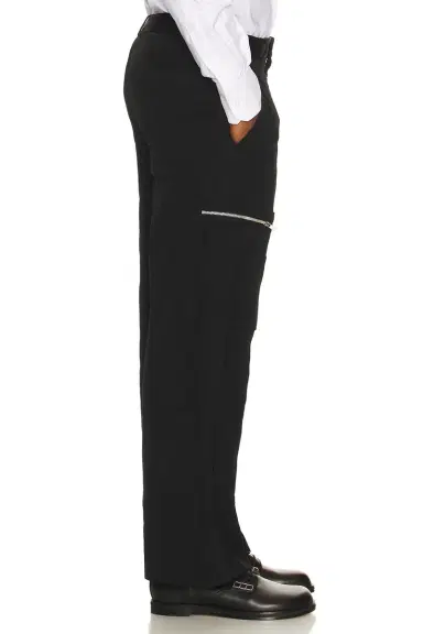 COMME des GARCONS BLACK Garment Treated Cargo Pocket Pant | Thumbnail 2 COMME des GARCONS BLACK Garment Treated Cargo Pocket Pant | Thumbnail 2