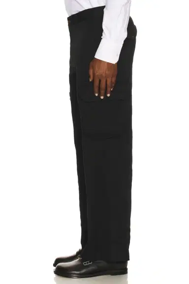 COMME des GARCONS BLACK Garment Treated Cargo Pocket Pant | Thumbnail 3 COMME des GARCONS BLACK Garment Treated Cargo Pocket Pant | Thumbnail 3