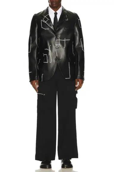 COMME des GARCONS BLACK Garment Treated Cargo Pocket Pant | Thumbnail 5 COMME des GARCONS BLACK Garment Treated Cargo Pocket Pant | Thumbnail 5