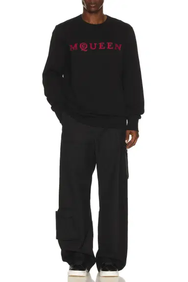 Alexander McQueen Embroidered Sweatshirt | Thumbnail 3 Alexander McQueen Embroidered Sweatshirt | Thumbnail 3