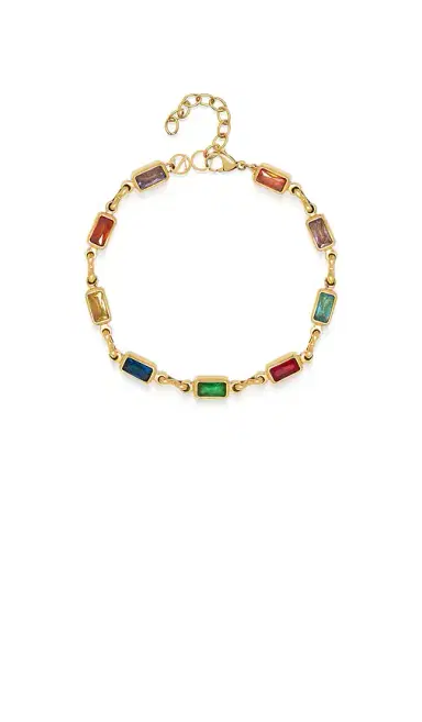 Nialaya Rectangle Tennis Bracelet | Thumbnail 1 Nialaya Rectangle Tennis Bracelet | Thumbnail 1