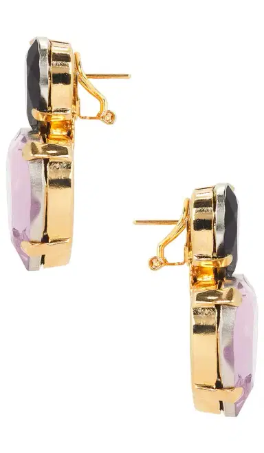 Anton Heunis Omega Clasp Double Heart Stud Earrings | Thumbnail 2 Anton Heunis Omega Clasp Double Heart Stud Earrings | Thumbnail 2
