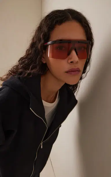 Prada Linea Rossa Mask-Frame Acetate Sunglasses | Thumbnail 2 Prada Linea Rossa Mask-Frame Acetate Sunglasses | Thumbnail 2