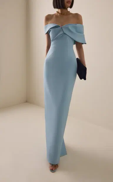 Rachel Gilbert Maddie Off-The-Shoulder Gown | Thumbnail 2 Rachel Gilbert Maddie Off-The-Shoulder Gown | Thumbnail 2