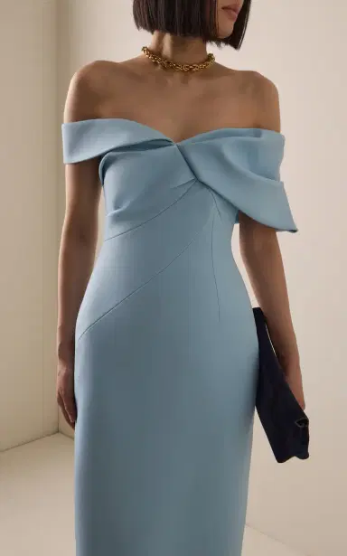 Rachel Gilbert Maddie Off-The-Shoulder Gown | Thumbnail 3 Rachel Gilbert Maddie Off-The-Shoulder Gown | Thumbnail 3