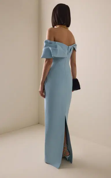 Rachel Gilbert Maddie Off-The-Shoulder Gown | Thumbnail 4 Rachel Gilbert Maddie Off-The-Shoulder Gown | Thumbnail 4