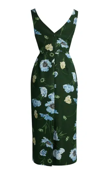 Erdem Floral Faille Cotton-Blend Midi Dress | Thumbnail 5 Erdem Floral Faille Cotton-Blend Midi Dress | Thumbnail 5