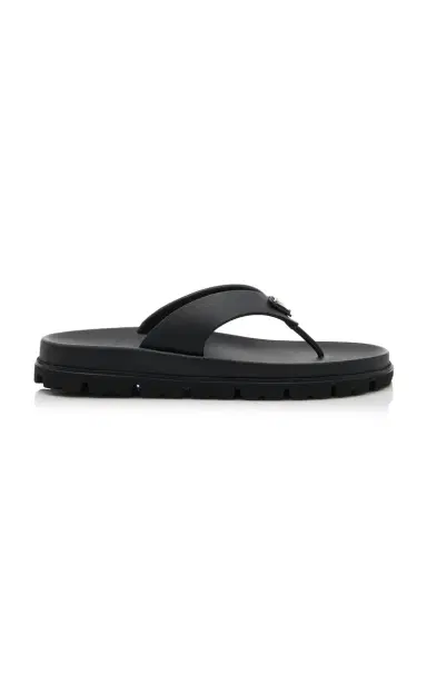 Prada Rubber Thong Sandals | Thumbnail 7 Prada Rubber Thong Sandals | Thumbnail 7