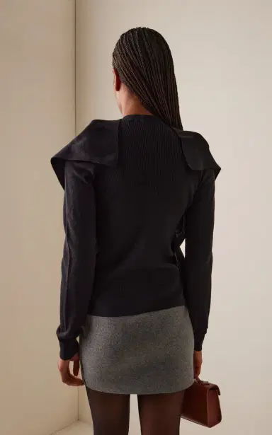 Marie Adam-Leenaerdt Square Wool-Blend Sweater | Thumbnail 4 Marie Adam-Leenaerdt Square Wool-Blend Sweater | Thumbnail 4