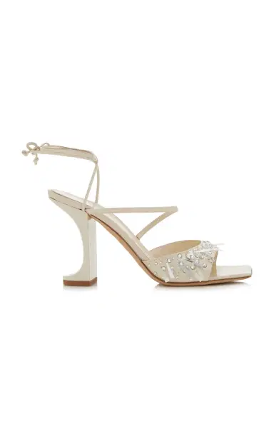 IZIE Arno Embellished Satin Sandals | Thumbnail 1 IZIE Arno Embellished Satin Sandals | Thumbnail 1