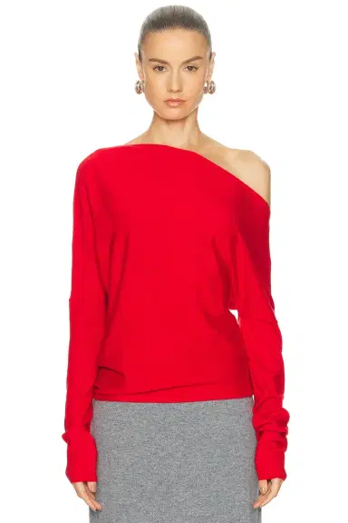 SRG Yolaine Cashmere Off-shoulder Sweater | Thumbnail 3 SRG Yolaine Cashmere Off-shoulder Sweater | Thumbnail 3
