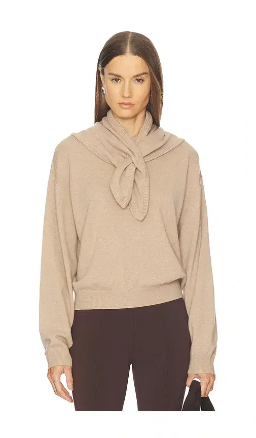 Lue Detachable Kerchief Sweater Lue Detachable Kerchief Sweater