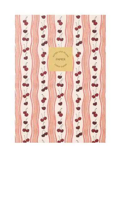 Papier Cherry Wave Soft Cover Lined Notebook | Thumbnail 1 Papier Cherry Wave Soft Cover Lined Notebook | Thumbnail 1