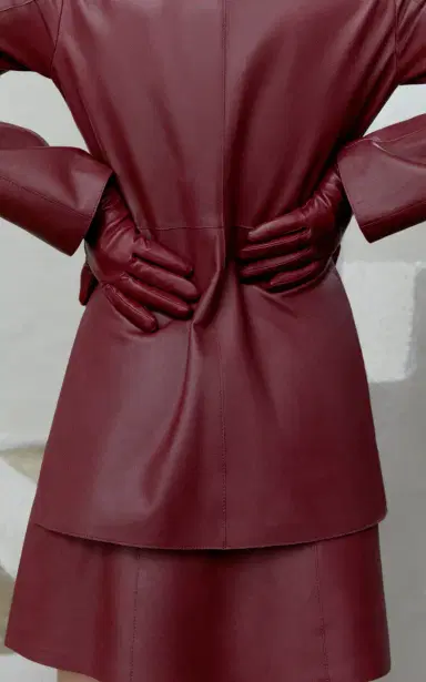 By Malene Birger Alleys Leather Top | Thumbnail 3 By Malene Birger Alleys Leather Top | Thumbnail 3