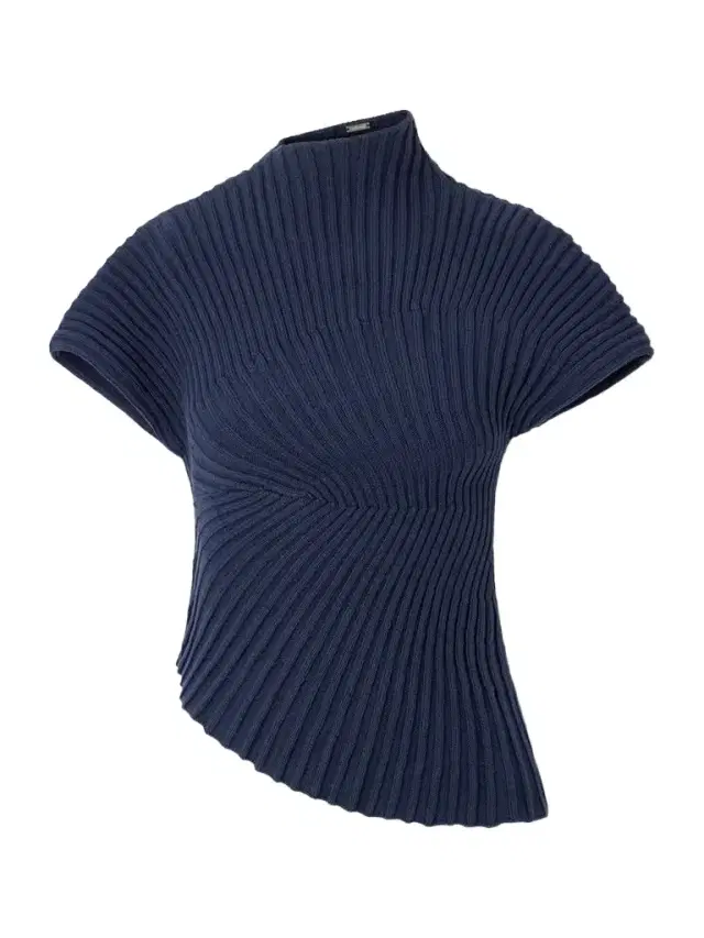 Annemie Asymmetric Ribbed Cotton Top Annemie Asymmetric Ribbed Cotton Top
