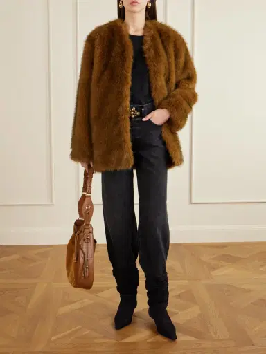 Isabel Marant Aglae Plush Jacket | Thumbnail 2 Isabel Marant Aglae Plush Jacket | Thumbnail 2