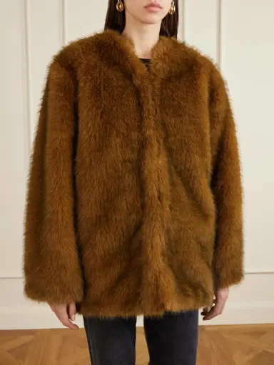 Isabel Marant Aglae Plush Jacket | Thumbnail 3 Isabel Marant Aglae Plush Jacket | Thumbnail 3