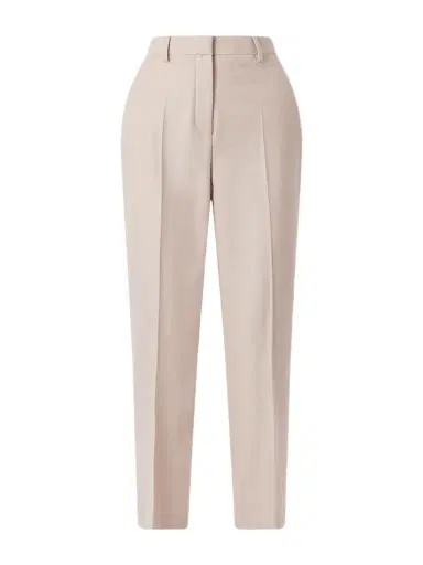 Loro Piana Dermot Cropped Wool And Cashmere-blend Flannel Straight-leg Pants | Thumbnail 1 Loro Piana Dermot Cropped Wool And Cashmere-blend Flannel Straight-leg Pants | Thumbnail 1