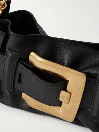 Balmain Anthem Buckled Leather Shoulder Bag | Thumbnail 4 Balmain Anthem Buckled Leather Shoulder Bag | Thumbnail 4