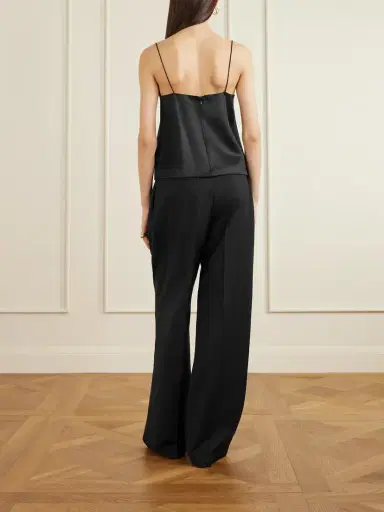 Brandon Maxwell The Bridges Paneled Wool And Silk-blend Top | Thumbnail 4 Brandon Maxwell The Bridges Paneled Wool And Silk-blend Top | Thumbnail 4