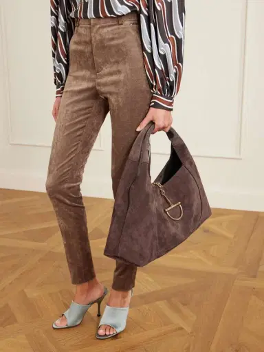 Gucci Softbit Suede Tote | Thumbnail 3 Gucci Softbit Suede Tote | Thumbnail 3