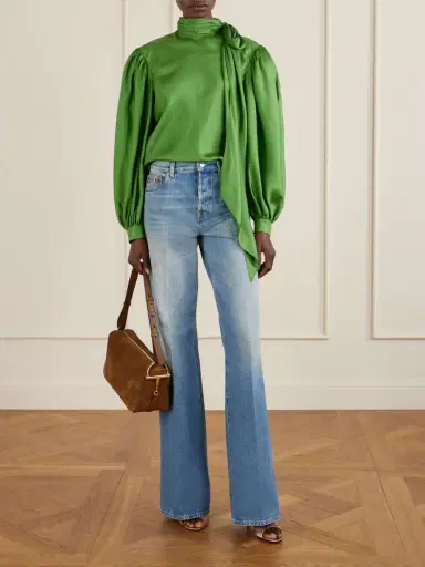 Gucci Satin Mules | Thumbnail 3 Gucci Satin Mules | Thumbnail 3