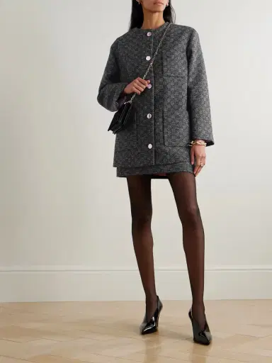 Gucci Wool-blend Tweed Jacquard Jacket | Thumbnail 2 Gucci Wool-blend Tweed Jacquard Jacket | Thumbnail 2