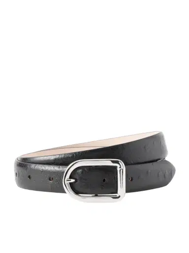 Déhanche Mija Ostrich-effect Leather Belt | Thumbnail 1 Déhanche Mija Ostrich-effect Leather Belt | Thumbnail 1