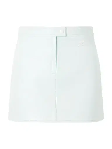 Courrèges Appliquéd Coated Cotton-blend Mini Skirt | Thumbnail 1 Courrèges Appliquéd Coated Cotton-blend Mini Skirt | Thumbnail 1