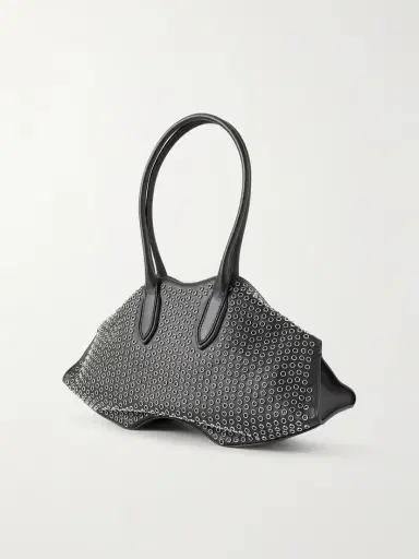 Alexander McQueen Manta Eyelet-embellished Leather Shoulder Bag | Thumbnail 4 Alexander McQueen Manta Eyelet-embellished Leather Shoulder Bag | Thumbnail 4