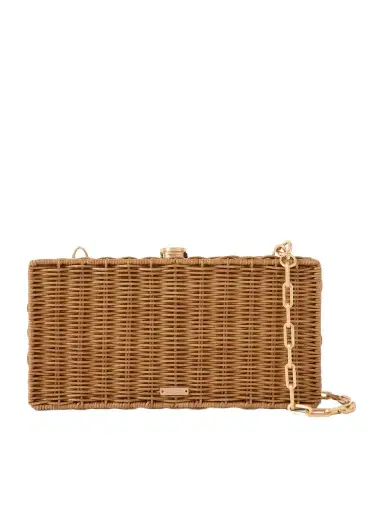 Cult Gaia Backgammon Rattan Shoulder Bag | Thumbnail 1 Cult Gaia Backgammon Rattan Shoulder Bag | Thumbnail 1