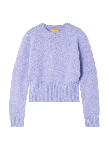 Guest In Residence Alina Mélange Cashmere And Silk-blend Sweater | Thumbnail 1 Guest In Residence Alina Mélange Cashmere And Silk-blend Sweater | Thumbnail 1