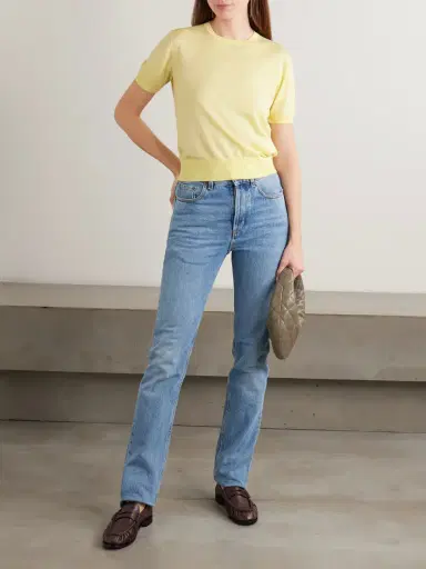 Saint Laurent Wool, Cashmere And Silk-blend Top | Thumbnail 2 Saint Laurent Wool, Cashmere And Silk-blend Top | Thumbnail 2