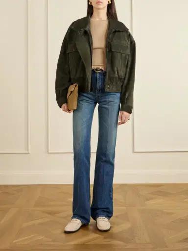 Saint Laurent Ribbed-knit Wool, Cashmere And Silk-blend Top | Thumbnail 2 Saint Laurent Ribbed-knit Wool, Cashmere And Silk-blend Top | Thumbnail 2