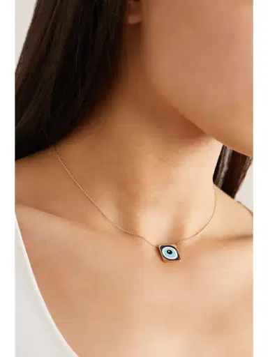 Diane Kordas 18-karat Rose Gold, Enamel And Diamond Necklace | Thumbnail 2 Diane Kordas 18-karat Rose Gold, Enamel And Diamond Necklace | Thumbnail 2