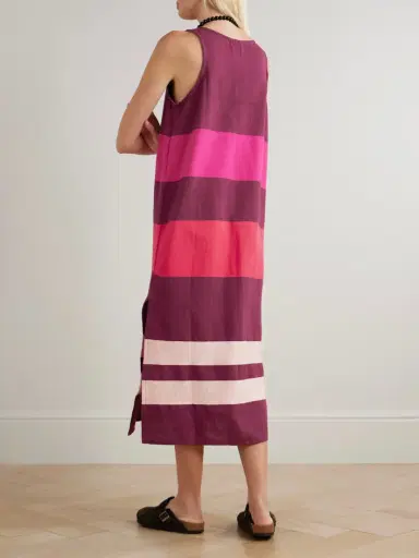 Lemlem Lilian Striped Cotton Midi Dress | Thumbnail 3 Lemlem Lilian Striped Cotton Midi Dress | Thumbnail 3